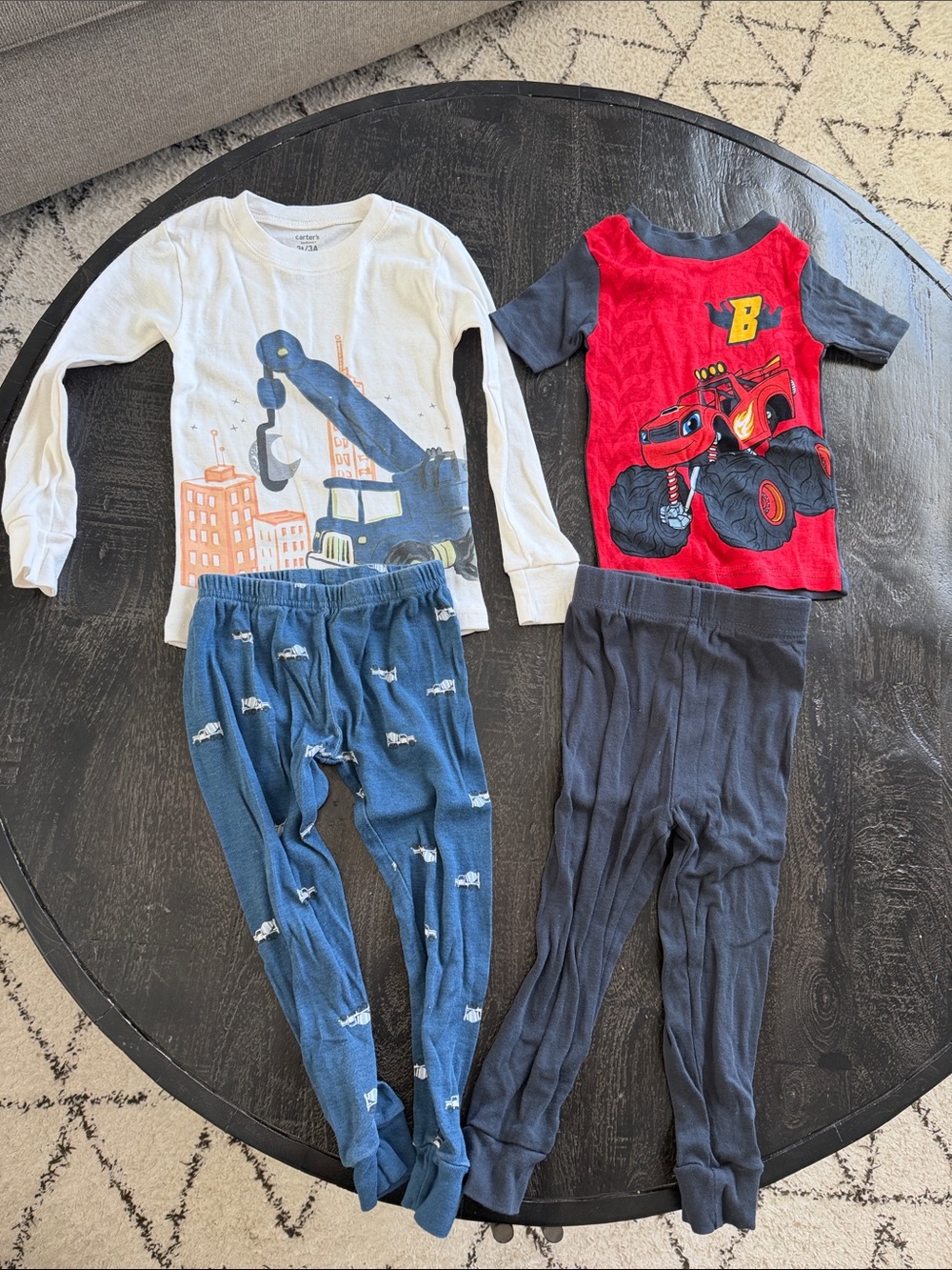 Carter's Boys Pajama Set - Red, Navy, White, Blue